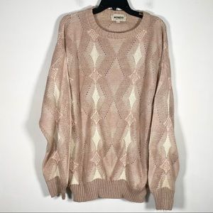 Mondo Men’s Size Extra Large/54 Acrylic/Cotton/Flax Blend Knit Pullover Sweater